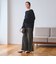 【WEB限定 Wardrobe DAILY MINIMAL】メランジ ステッチワイドパンツ ウォッシャブル