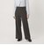 【WEB限定 Wardrobe DAILY MINIMAL】メランジ ステッチワイドパンツ ウォッシャブル