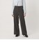 【WEB限定 Wardrobe DAILY MINIMAL】メランジ ステッチワイドパンツ ウォッシャブル