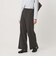 【WEB限定 Wardrobe DAILY MINIMAL】メランジ ステッチワイドパンツ ウォッシャブル