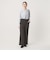 【WEB限定 Wardrobe DAILY MINIMAL】メランジ ステッチワイドパンツ ウォッシャブル