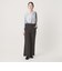【WEB限定 Wardrobe DAILY MINIMAL】メランジ ステッチワイドパンツ ウォッシャブル