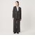 【WEB限定 Wardrobe DAILY MINIMAL】メランジ ステッチワイドパンツ ウォッシャブル