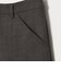【WEB限定 Wardrobe DAILY MINIMAL】メランジ ステッチワイドパンツ ウォッシャブル