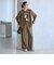 【WEB限定 Wardrobe DAILY MINIMAL】メランジ ステッチワイドパンツ ウォッシャブル
