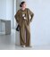 【WEB限定 Wardrobe DAILY MINIMAL】メランジ ステッチワイドパンツ ウォッシャブル