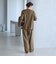 【WEB限定 Wardrobe DAILY MINIMAL】メランジ ステッチワイドパンツ ウォッシャブル