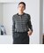 【WEB限定 Wardrobe DAILY MINIMAL】ボーダー ペプラムニットカーディガン