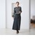 【WEB限定 Wardrobe DAILY MINIMAL】ボーダー ペプラムニットカーディガン