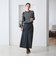 【WEB限定 Wardrobe DAILY MINIMAL】ボーダー ペプラムニットカーディガン