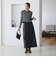 【WEB限定 Wardrobe DAILY MINIMAL】ボーダー ペプラムニットカーディガン
