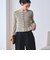 【WEB限定 Wardrobe DAILY MINIMAL】ボーダー ペプラムニットカーディガン