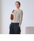 【WEB限定 Wardrobe DAILY MINIMAL】ボーダー ペプラムニットカーディガン