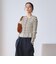 【WEB限定 Wardrobe DAILY MINIMAL】ボーダー ペプラムニットカーディガン