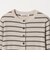 【WEB限定 Wardrobe DAILY MINIMAL】ボーダー ペプラムニットカーディガン