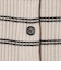 【WEB限定 Wardrobe DAILY MINIMAL】ボーダー ペプラムニットカーディガン