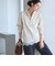 【WEB限定 Wardrobe DAILY MINIMAL】ダンボールジャージー ハーフジッププルオーバー