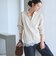 【WEB限定 Wardrobe DAILY MINIMAL】ダンボールジャージー ハーフジッププルオーバー
