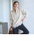 【WEB限定 Wardrobe DAILY MINIMAL】ダンボールジャージー ハーフジッププルオーバー