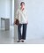 【WEB限定 Wardrobe DAILY MINIMAL】ダンボールジャージー ハーフジッププルオーバー