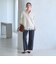 【WEB限定 Wardrobe DAILY MINIMAL】ダンボールジャージー ハーフジッププルオーバー