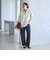 【WEB限定 Wardrobe DAILY MINIMAL】ダンボールジャージー ハーフジッププルオーバー