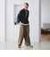 【WEB限定 Wardrobe DAILY MINIMAL】ダンボールジャージー ハーフジッププルオーバー