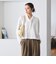 【WEB限定 Wardrobe DAILY MINIMAL】スカーフ ボウタイブラウス ウォッシャブル