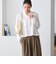 【WEB限定 Wardrobe DAILY MINIMAL】スカーフ ボウタイブラウス ウォッシャブル