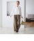 【WEB限定 Wardrobe DAILY MINIMAL】スカーフ ボウタイブラウス ウォッシャブル