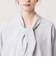 【WEB限定 Wardrobe DAILY MINIMAL】スカーフ ボウタイブラウス ウォッシャブル