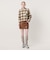 ＜NICE WEATHER＞フェイクレザー ミニスカート