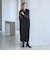 【WEB限定 Wardrobe DAILY MINIMAL】ダブルクロス スキッパーワンピース ウォッシャブル