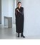 【WEB限定 Wardrobe DAILY MINIMAL】ダブルクロス スキッパーワンピース ウォッシャブル