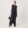 【WEB限定 Wardrobe DAILY MINIMAL】ダブルクロス スキッパーワンピース ウォッシャブル