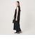 【WEB限定 Wardrobe DAILY MINIMAL】ダブルクロス スキッパーワンピース ウォッシャブル