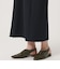 【WEB限定 Wardrobe DAILY MINIMAL】ダブルクロス スキッパーワンピース ウォッシャブル