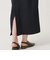 【WEB限定 Wardrobe DAILY MINIMAL】ダブルクロス スキッパーワンピース ウォッシャブル