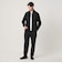 【WEB限定 WARDROBE SMART】 ウールライク ステルスポケット 1P セミワイド パンツ