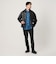 【WEB限定 WARDROBE SMART】レザーライク ジップ ブルゾン