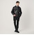 【WEB限定 WARDROBE SMART】レザーライク ジップ ブルゾン