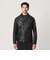 【WEB限定 WARDROBE SMART】 シープ ダブル ライダースジャケット