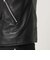 【WEB限定 WARDROBE SMART】 シープ ダブル ライダースジャケット