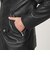 【WEB限定 WARDROBE SMART】 シープ ダブル ライダースジャケット
