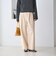【WEB限定 Wardrobe DAILY MINIMAL】ジャージー タックカーブパンツ ウォッシャブル