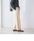 【WEB限定 Wardrobe DAILY MINIMAL】ジャージー タックカーブパンツ ウォッシャブル