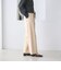 【WEB限定 Wardrobe DAILY MINIMAL】ジャージー タックカーブパンツ ウォッシャブル