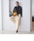 【WEB限定 Wardrobe DAILY MINIMAL】ジャージー タックカーブパンツ ウォッシャブル