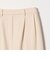 【WEB限定 Wardrobe DAILY MINIMAL】ジャージー タックカーブパンツ ウォッシャブル