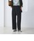 【WEB限定 Wardrobe DAILY MINIMAL】ジャージー タックカーブパンツ ウォッシャブル